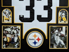Framed Pittsburgh Steelers John Frenchie Fuqua Autographed Signed Jersey Jsa Coa