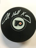 Bob Kelly Autographed Signed Philadelphia Flyers Logo Puck