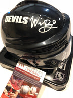 Will Butcher Autographed Signed New Jersey Devils Mini Helmet Jsa Coa