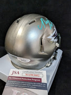 Philadelphia Eagles Nolan Smith Jr Autographed Signed Flash Mini Helmet Jsa Coa
