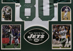 Framed New York Jets Wayne Chrebet Autographed Signed Jersey Jsa Coa