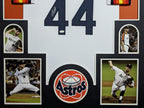 Framed Houston Astros Roy Oswalt Autographed Signed Jersey Jsa Coa