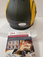 Los Angeles Rams Aaron Donald Autographed Eclipse Mini Helmet Jsa Coa
