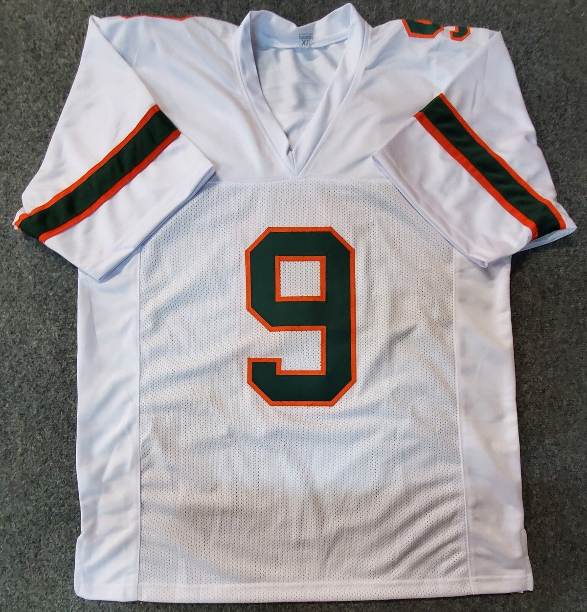 Miami Hurricanes Brevin Jordan Autographed Signed Jersey Jsa  Coa