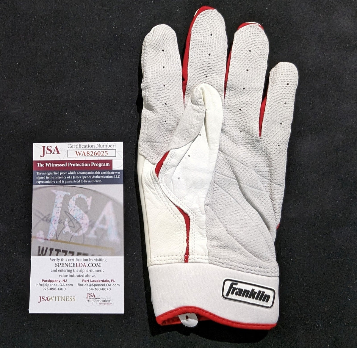 Cleveland Guardians Steven Kwan Autographed Signed Single Batting Glove Jsa Coa