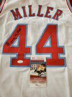 Carolina Cougars Larry Miller Autographed Signed Aba Jersey Jsa Coa