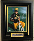 Framed Bill Madlock Signed Inscribed Pittsburgh Pirates 11X14 Photo Jsa Coa