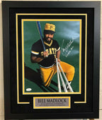 Framed Bill Madlock Signed Inscribed Pittsburgh Pirates 11X14 Photo Jsa Coa