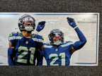 Seattle Seahawks Devon Witherspoon Autographed Signed 36X12 Panoramic Beckett