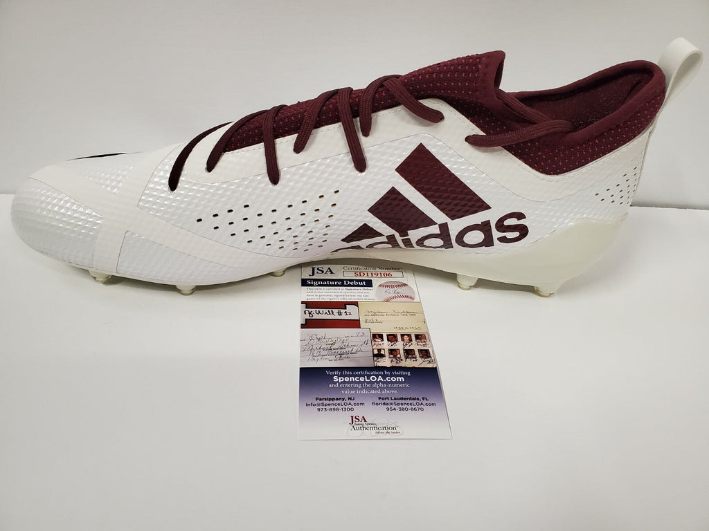 Frank Darby Autographed Signed Adidas Cleat Jsa Coa
