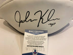 John Kuhn Autographed Signed Green Bay Packers Logo Football Beckett Coa