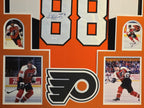 Framed Philadelphia Flyers Eric Lindros Autographed Inscribed Jersey Jsa Coa