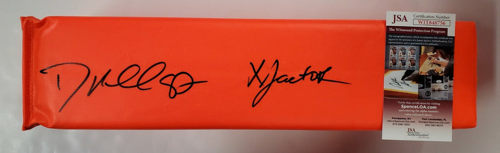 Kc Chiefs Dante Hall Autographed Signed Inscribed End Zone Pylon Jsa Coa