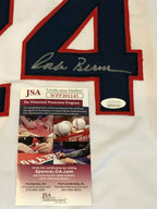 Corbin Bernsen "Roger Dorn" Autographed Signed Major League Jersey Jsa  Coa