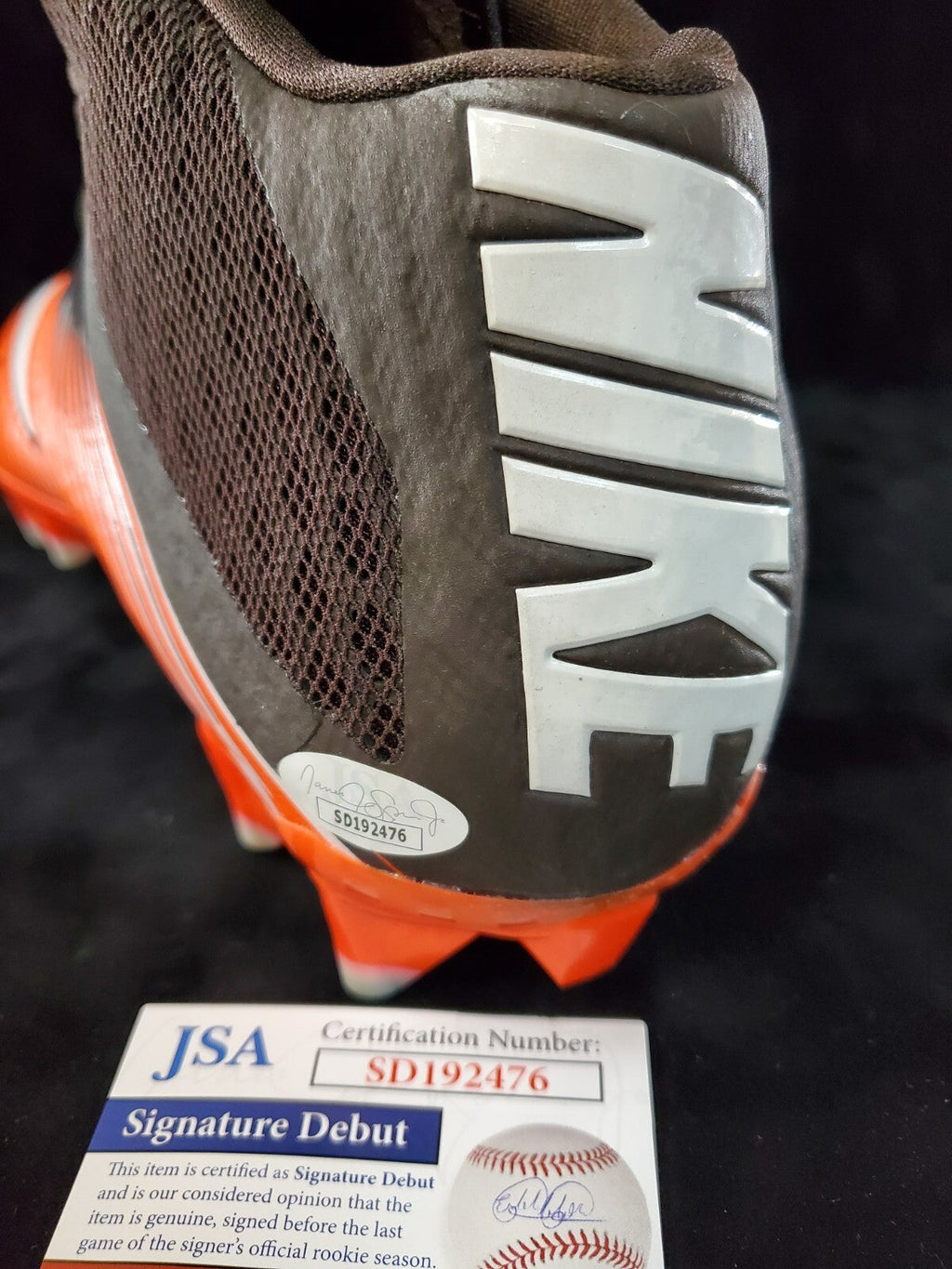 Greg Newsome Ii Autographed Signed Cleat Jsa Coa