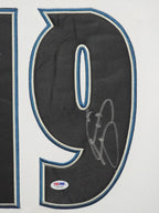 Suede Framed Colorado Avalanche Joe Sakic Autographed Signed Jersey Psa Coa