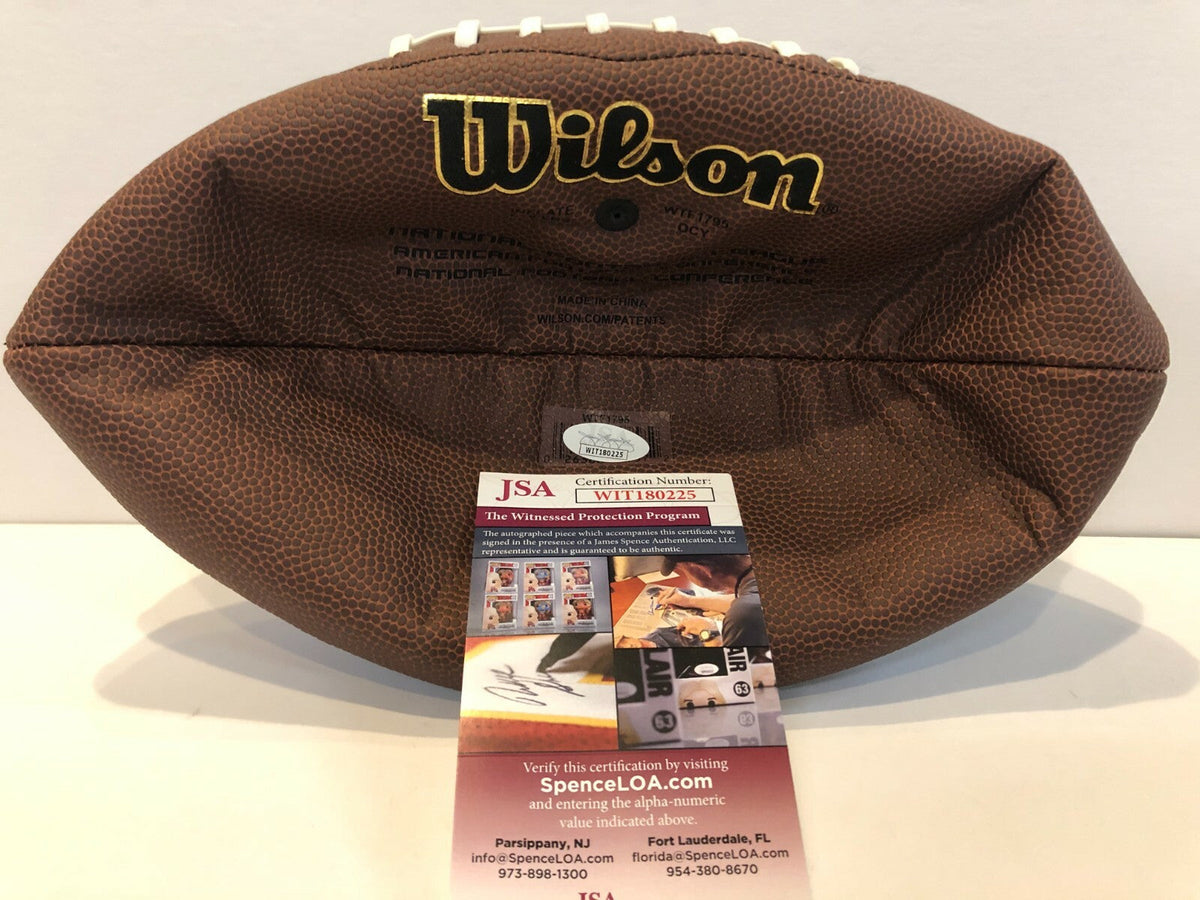 Miami Dolphins Ricky Williams Signed Inscribed Smoke Weed Nfl Football Jsa Coa