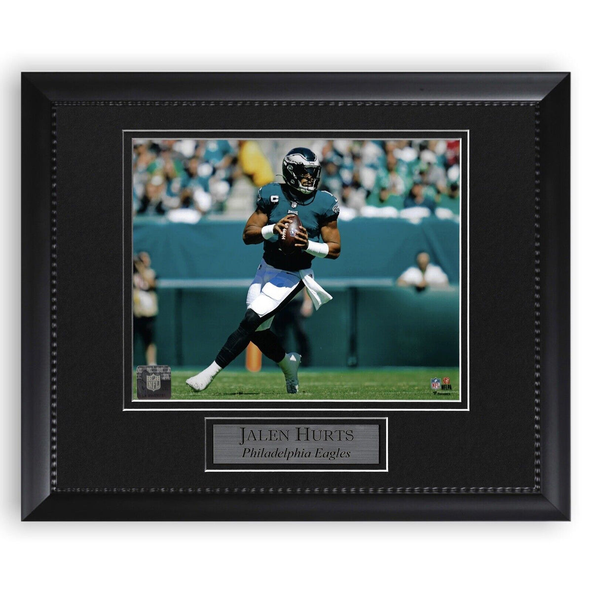Jalen Hurts Philadelphia Eagles Unsigned Photo Framed to 11x14