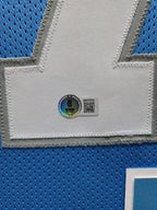 Framed Detroit Lions Sam Laporta Autographed Signed Jersey Beckett Hologram