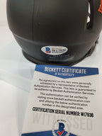 Brian Urlacher Signed Chicago Bears Eclipse Mini Helmet Beckett Coa