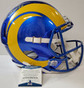 Los Angeles Rams Cam Akers Signed Full Size Replica Speed Helmet Beckett Coa