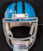 Carolina Panthers Brian Burns Signed Inscribed Full Size Flash Rep Helmet Jsa