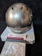 Philadelphia Eagles Fletcher Cox Autographed Signed Flash Mini Helmet Jsa Coa