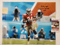 Tampa Bay Buccaneers Dexter Jackson Autographed Inscribed 16X20 Photo Jsa Coa