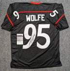 Cincinnati Bearcats Derek Wolfe Autographed Signed Jersey Jsa Coa