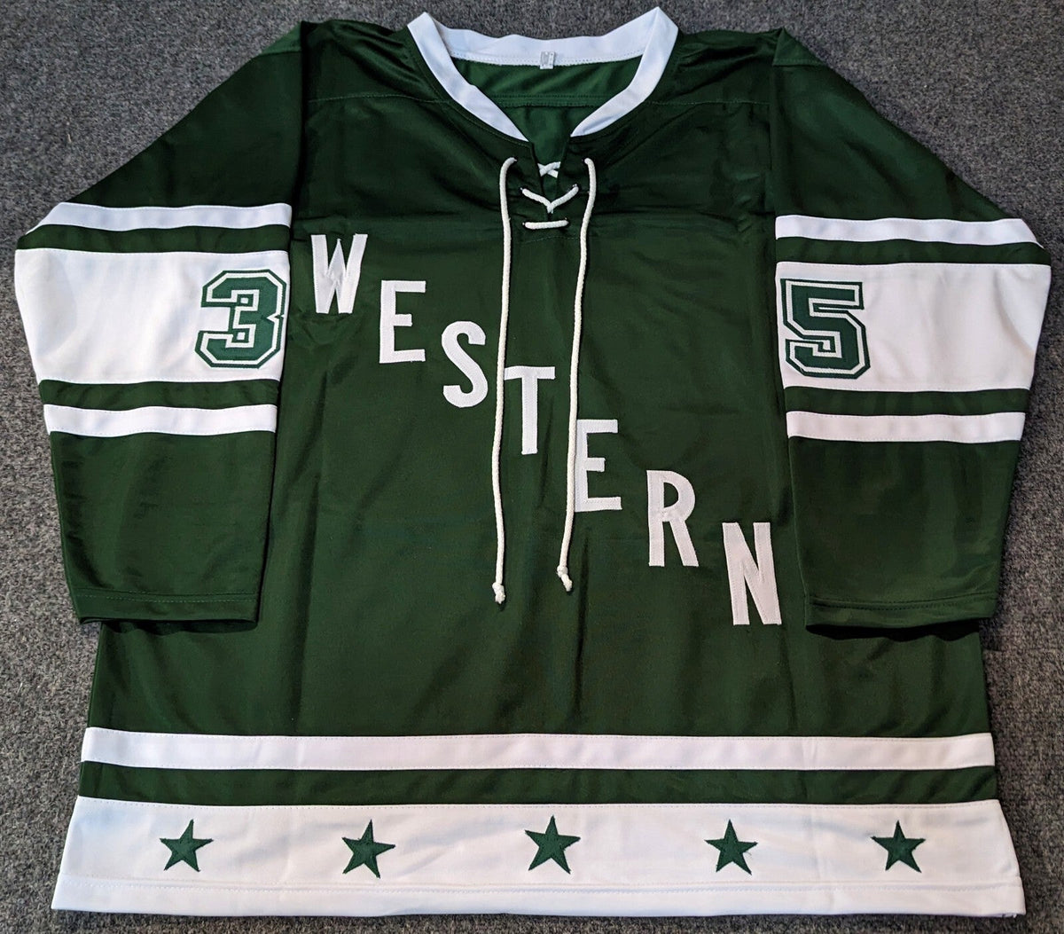 Western All Stars Marty Turco Autographed Signed Jersey Jsa Coa