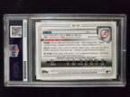 Deivi Garcia Autographed Topps Bowman Yankees Bp-125 Psa Slabbed
