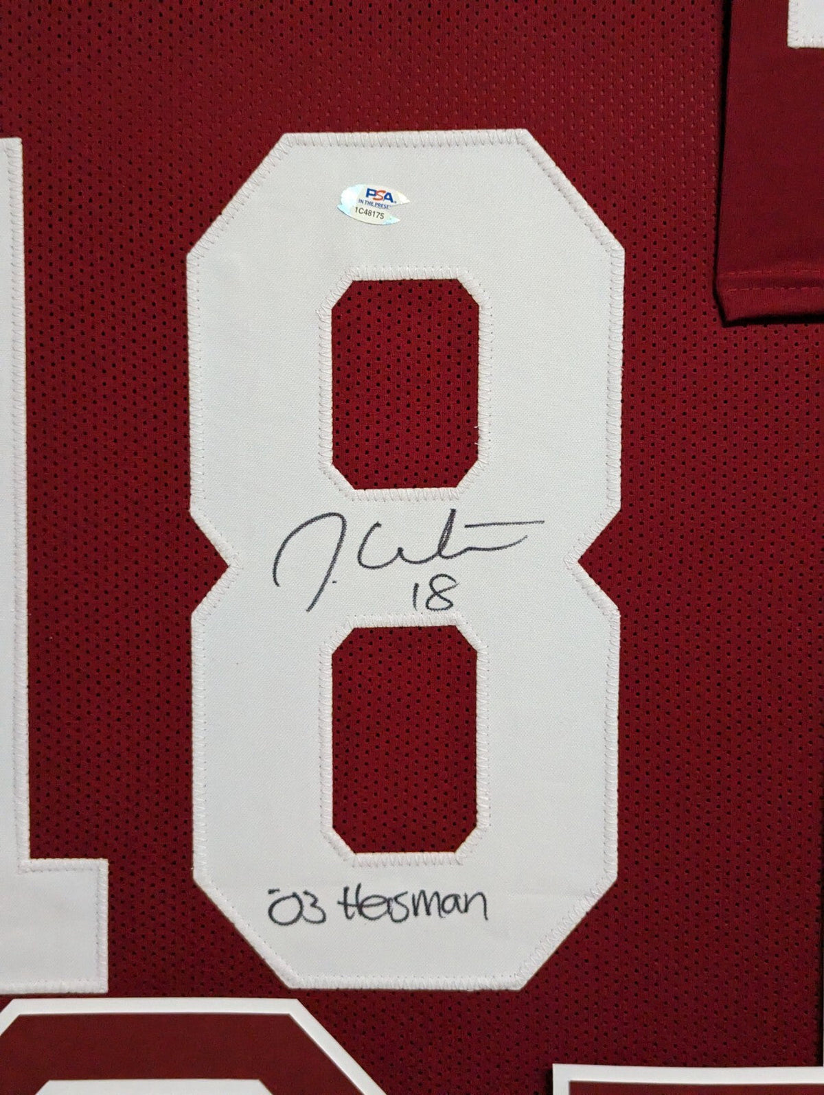 Framed Oklahoma Sooners Jason White Autographed Signed Jersey Psa Coa