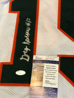 Miami Hurricanes Greg Rousseau Autographed Signed Jersey Jsa  Coa