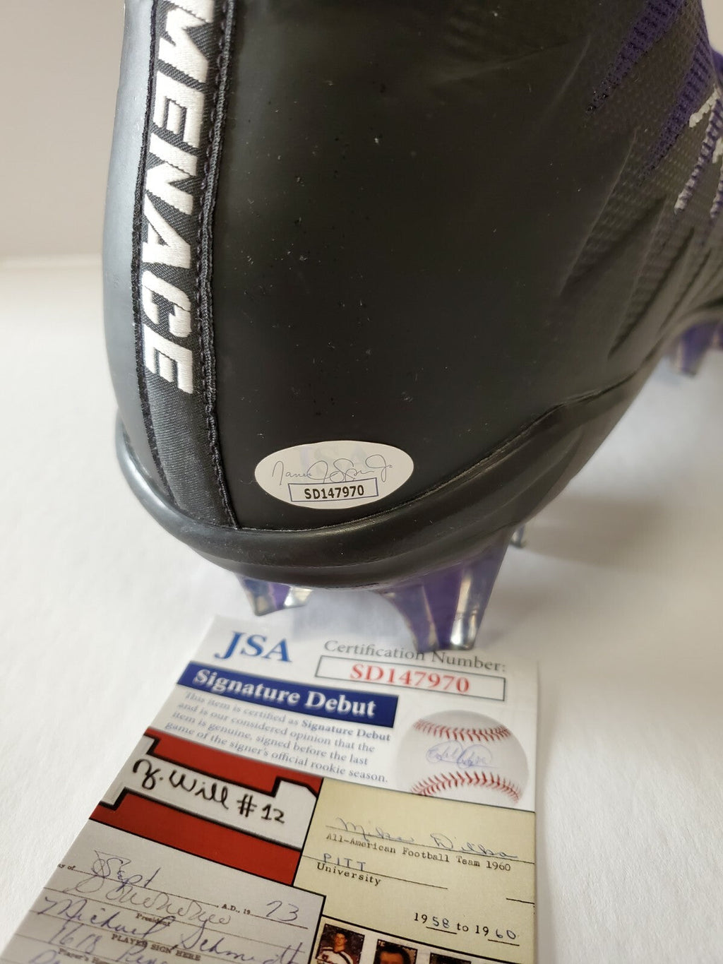 Odafe Jayson Oweh Autographed Signed Cleat Jsa Coa