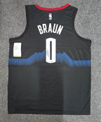 Denver Nuggets Christian Braun Autographed Signed Jersey Beckett Holo