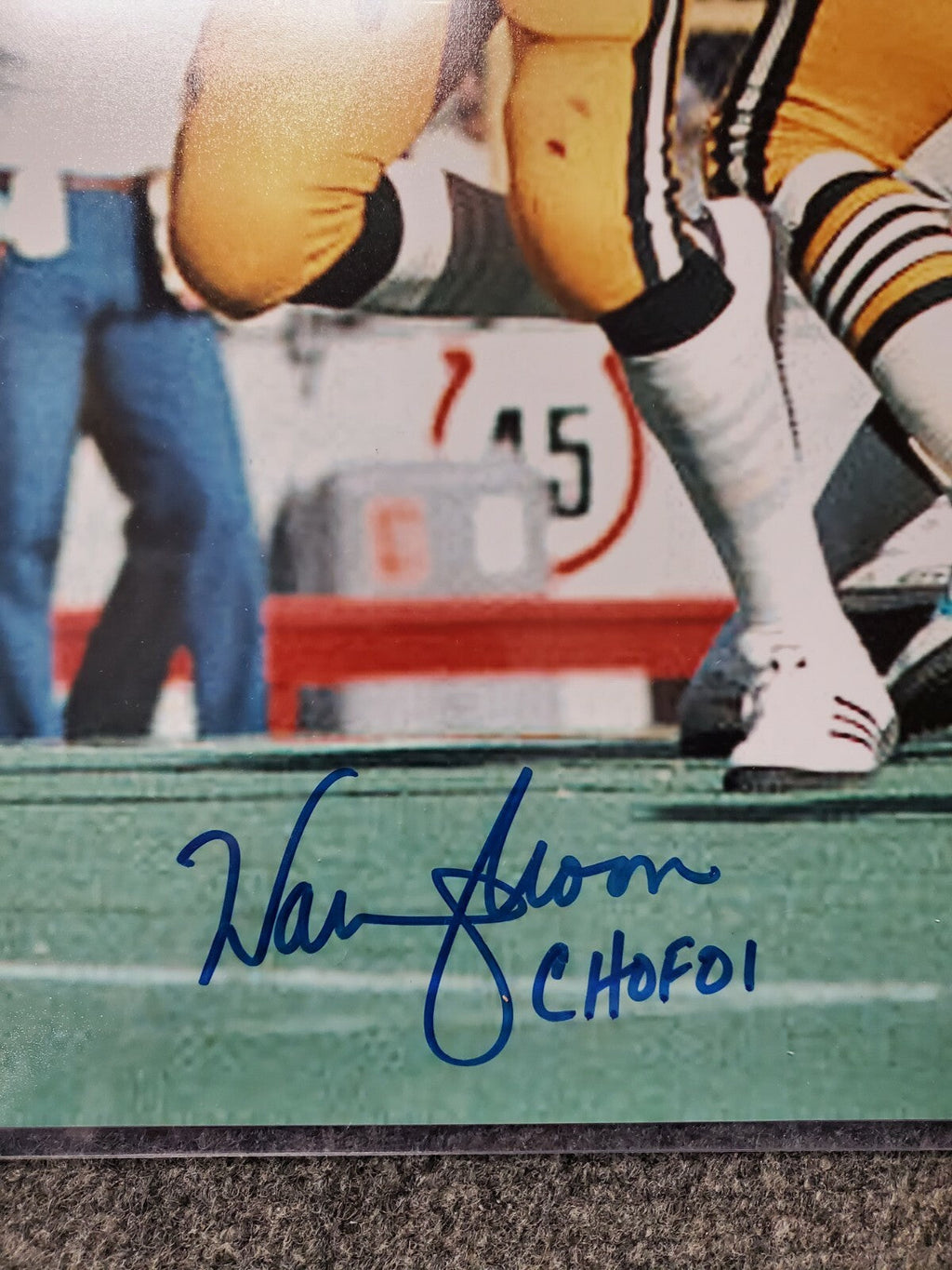 Edmonton Eskimos Warren Moon Autographed Signed Inscribed 16X20 Photo Jsa Coa