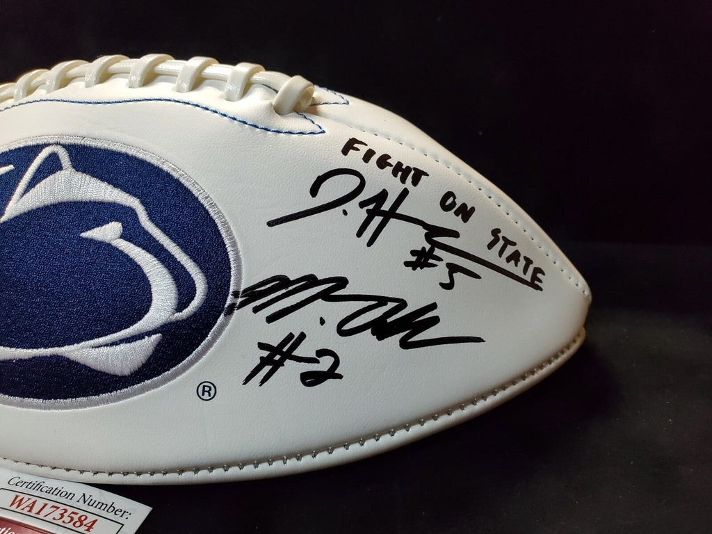 Psu Logo Ball Marcus Allen Grant Haley Daesean Hamilton Nick Scott Signed Jsa