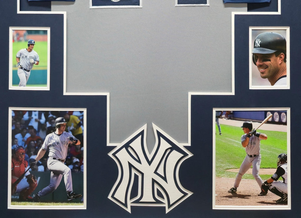Framed New York Yankees Tino Martinez Autographed Signed Jersey Psa Coa