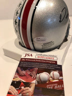 Denzel Ward Autographed Signed Ohio State Buckeyes Mini Helmet Jsa Coa