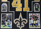 Framed New Orleans Saints Alvin Kamara Autographed Signed Jersey Beckett Holo