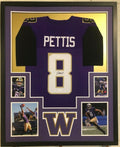 Framed Washington Huskies Dante Pettis Autographed Signed Jersey Jsa Coa