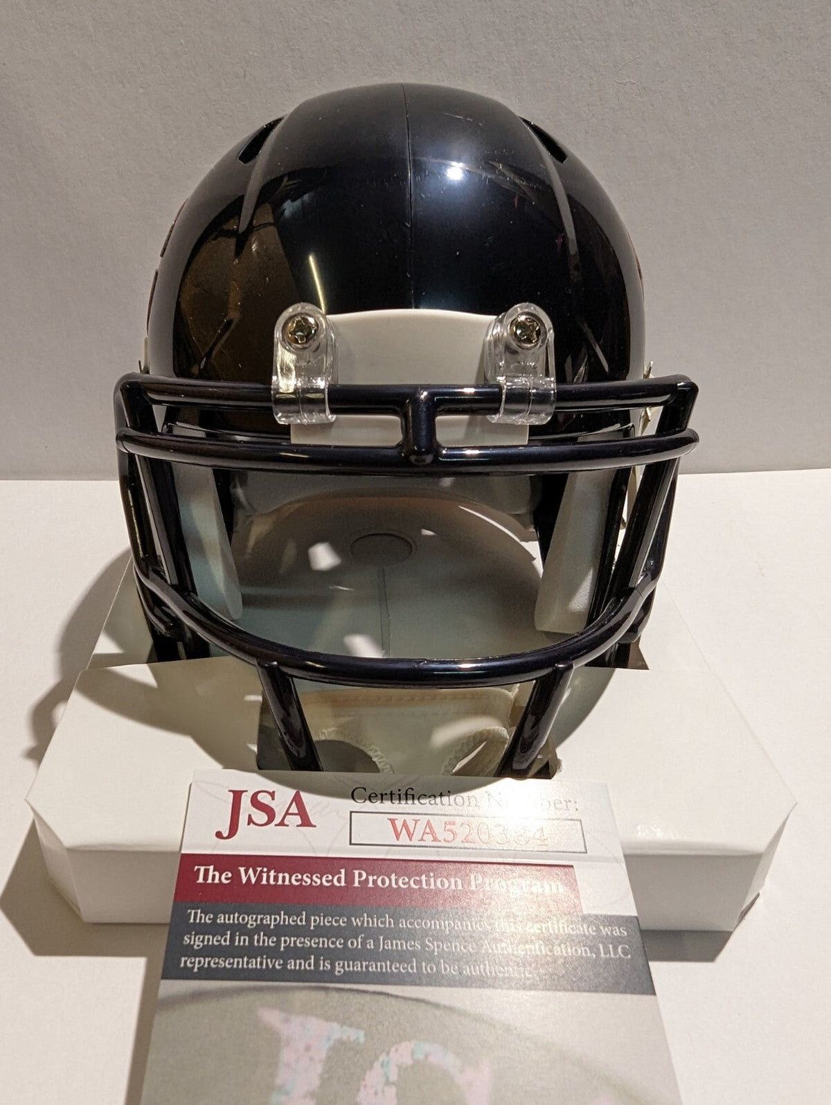 Mike Singletary Signed Chicago Bears Speed Mini Helmet Jsa Coa