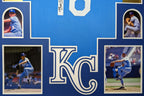 Framed Kansas City Royals Bret Saberhagen Autographed Signed Jersey Jsa Coa