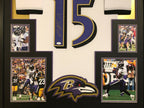 Framed Baltimore Ravens Marquise Brown Autographed Signed Jersey Jsa Coa