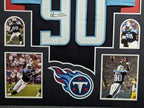 Framed Tennessee Titans Jevon Kearse Autographed Signed Jersey Jsa Coa