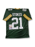 Green Bay Packers Eric Stokes Autographed Signed Jersey Jsa Coa