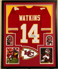 Framed Kansas City Chiefs Sammy Watkins Autographed Signed Jersey Beckett Coa