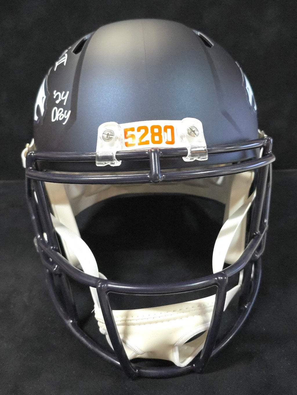 Denver Broncos Pat Surtain Ii Signed Insc Replica Full Size Helmet Beckett