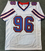 Buffalo Bills Carlos "Boogie" Basham Jr Autographed Signed Jersey Jsa Coa
