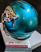 Jacksonville Jaguars Tyson Campbell Signed Flash Mini Helmet Jsa Coa